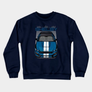 Shelby GT350 - Blue & White Crewneck Sweatshirt